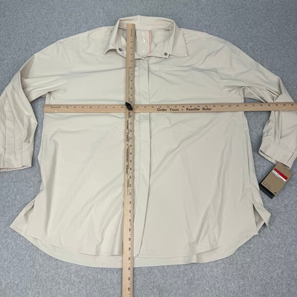 Nike 24.7 PerfectStretch Women's Large Dri-FIT Oversized Long-Sleeve Shirt - Picture 3 of 5